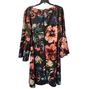 Gabby Skye Dress Sz 18W Floral Print Dress - Polyester & Spandex Blend